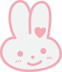 귀여운 토끼얼굴 © 율린 이