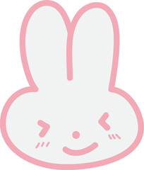 귀여운 토끼얼굴