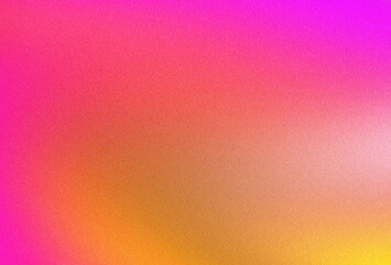 Vibrant Pink Orange Gradient Background Grainy Poster Cover Backdrop.