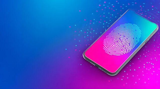 Abstract blue vector background with digital bubbles