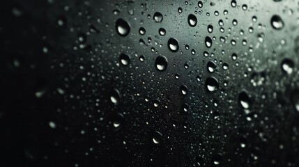 Raindrops paint a celestial tapestry, evoking Midnight Sun celebrations and Scottish Hogmanay under a whispering, starless night