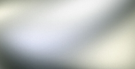 Obraz premium Monochrome White Gradient Background Grainy Poster Cover Backdrop.