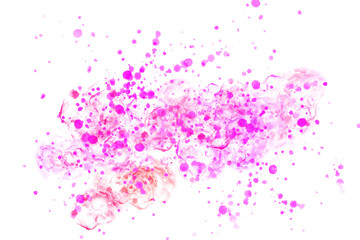 watercolor abstract splash white transparent background 