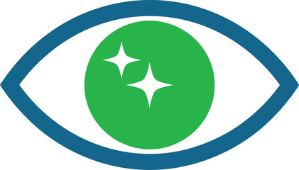Vision Clarity and Focus Eye Care Graphic Illustration a Symbol of Clear Vision Enhanced Focus and Healthy Eyesight and Good Optics