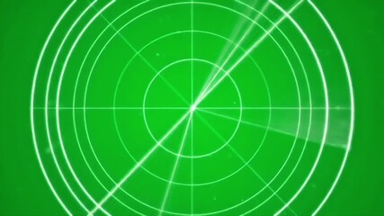 Digital Radar Screen Interface with Active Scanning Beam. Futuristic Electronic Display for Navigation, Detection, and Security Systems Representing Advanced Technology