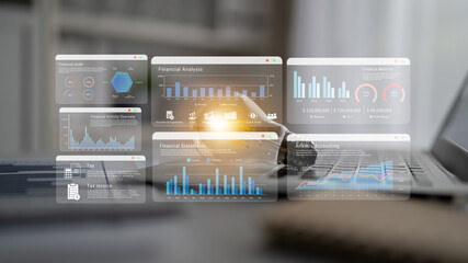 Financial dashboard improves data analytics reporting, performance tracking, and strategic decision making Parse