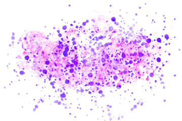 watercolor abstract splash white transparent background 