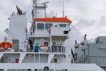 Detailed View of Ship's Control Bridge and Upper Deck © Jorens