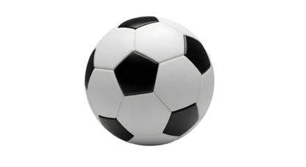 soccer ball on white background background PNG file. 
