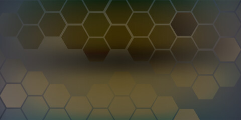 Abstract Honeycomb Pattern with Muted Earth Tones and Subtle Reflections.