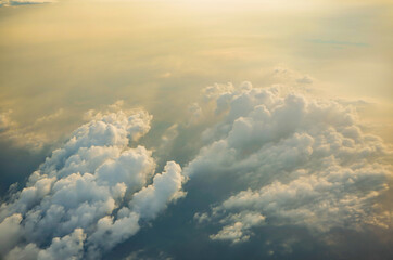 Beautiful blue sky with clouds background.Sky clouds.Sky with clouds weather nature cloud blue