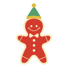 This gingerbread illustration is suitable for Christmas Event.