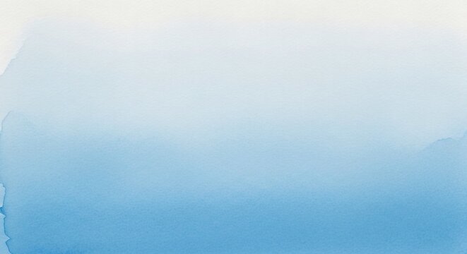 Soft Blue Watercolor Gradient Background abstract