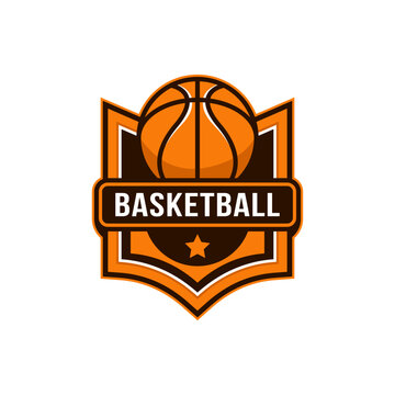 basketball logo badge template