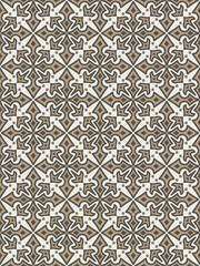 Floral damask oreintal seamless pattern warm color.Geometric motif flower ornament hand drawn vector element.Ethnic traditional Indian,Arabian,tribal illustration.For print,fabric,carpet,wrap,decorate