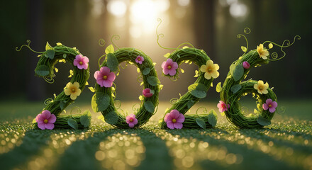 Welcome the vibrant new year 2026 with floral elegance and nature's blessings