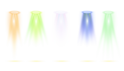Light beam display
