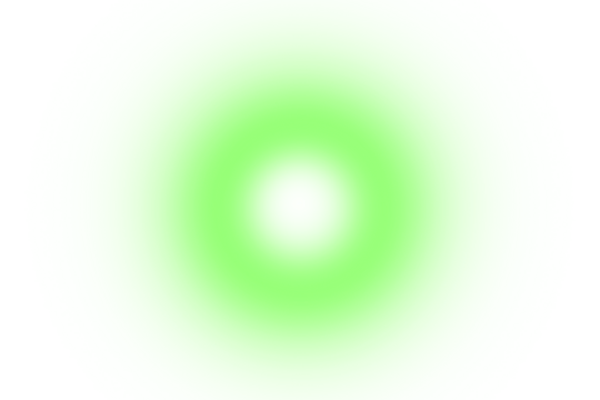 Glow of green light - Powered by Adobe