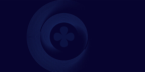 Abstract blue background with glowing curved lines. Shiny blue swirl curve lines design. Spiral lines. Geometric oval pattern. Futuristic technology concept. Vector illustration