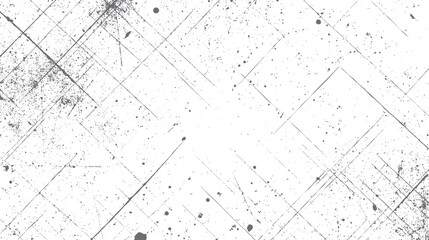 Abstract distressed background with scattered dots and diagonal lines in grey and white texture grunge
