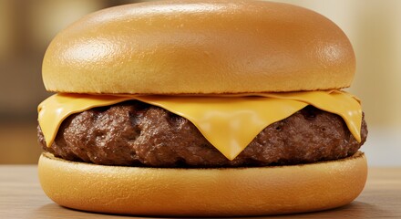 Delicious cheeseburger close up photo perfect for food bloggers and restaurant marketing materials use this