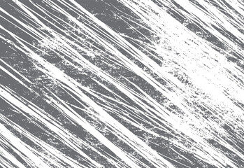 Abstract grey and white diagonal rough brush stroke texture background pattern with distressed grunge effect