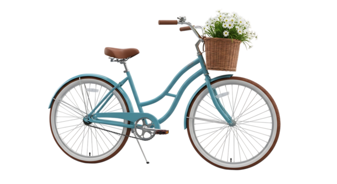 bicycle and flowers