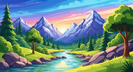 Nature Background Vector