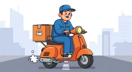 Motor Cycle And Man Art