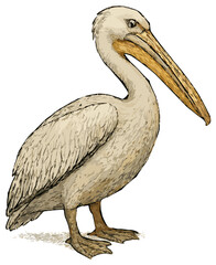Pelecanus onocrotalus (Great White Pelican)