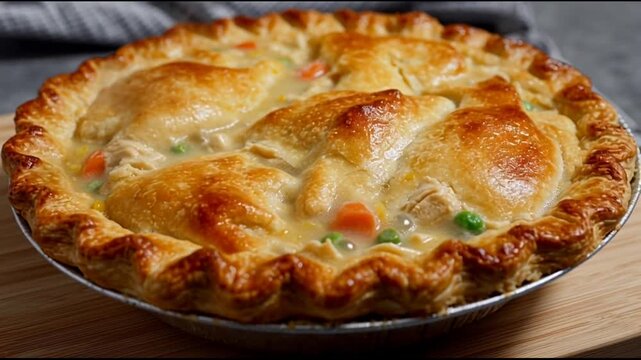 Chicken Pot Pie With Flaky Crust