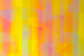 Multicolored sticky paper note