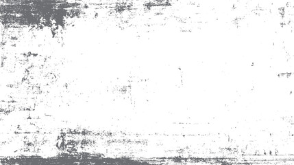 Distressed grunge texture with gray abstract shapes and speckles on white background vector