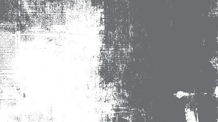 Distressed textured background with faded text and abstract gray and white grunge patterns blank black