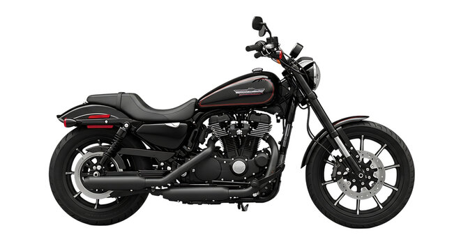motorcycle isolated on white background