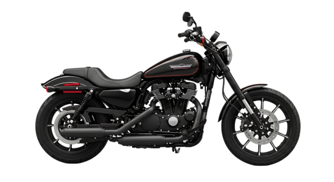 motorcycle isolated on white background