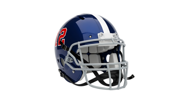 football helmet on white background - Powered by Adobe