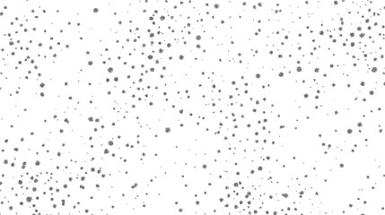 Scattered grey starburst shapes and small dots on a white background abstract pattern vector