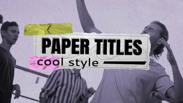 Paper Lower Third 01