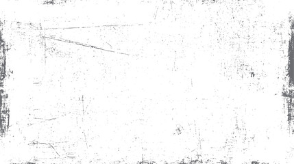 White background with distressed grey grunge texture overlay featuring scratches and speckles vector 1