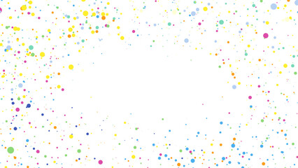 カラフルなスプレーのインクの飛沫をイメージした背景イラスト