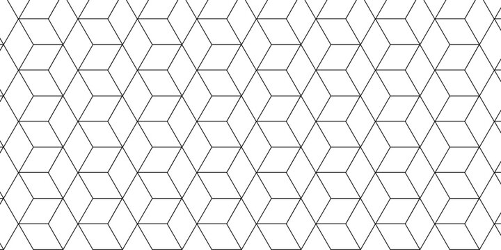 Vector abstract square modern tech grid line box. metal cube creative geometric fabric wall tiles gradient web triangle diamond honeycomb hexagon art decorative textile design.	
