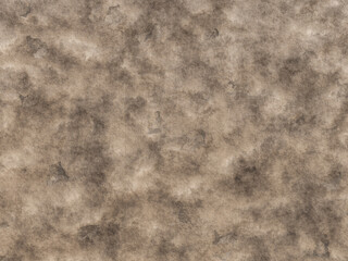 Fototapeta premium An aged and textured cement rock surface with noticeable brown streaks.