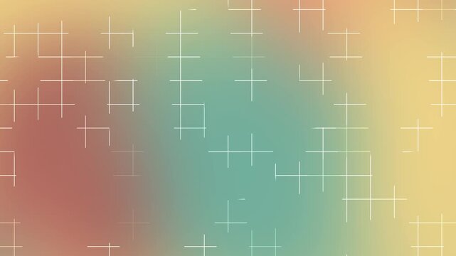 Soft teal yellow and orange pastel gradient grid background with glowing light lines creating a retro 70s vibe perfect for vintage event posters summer festival designs and nostalgic digital themes