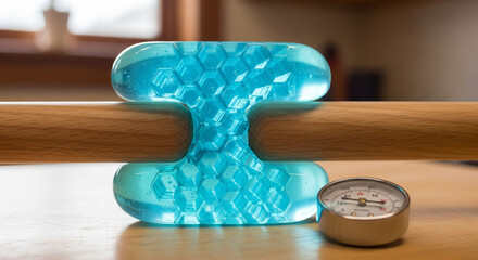 Translucent Aqua Sensor Clamping Wooden Dowel with Pressure Gauge
Translucent Aqua Sensor Clamping Wooden Dowel with Pressure Gauge