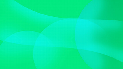 Vibrant Green Abstract Background with Translucent Geometric Shapes for Modern Design