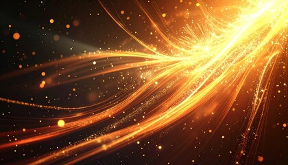 Stunning golden light streams with vibrant energy, perfect for festive designs and celebratory themes, radiating warmth and brilliance in every detail