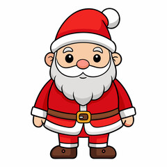 Santa Claus Vector Illustration – Christmas Character