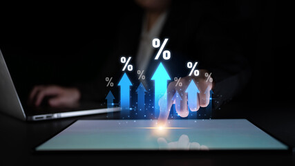 Rising interest rate reflects economic growth. Interest rate increase signals financial changes,...
