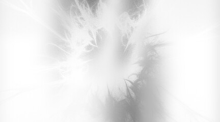 Abstract White Background with Fog Texture and Subtle Particle Scatter Design